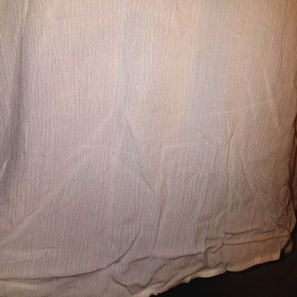 JACHS Girlfriend White Cold Shoulder Embroidered Flowy Peasant Top Shirt Blouse - Picture 13 of 14